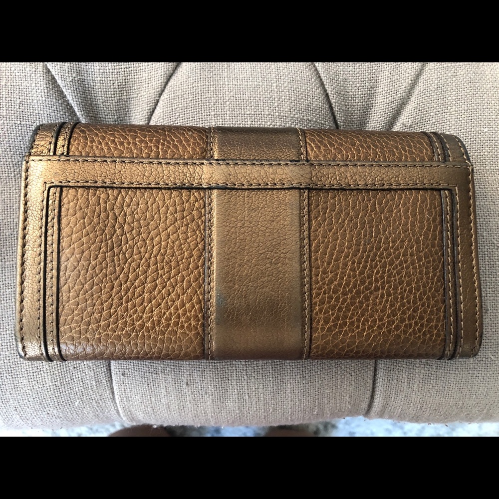 Burberry wallet - Gold - Picture 2 of 7